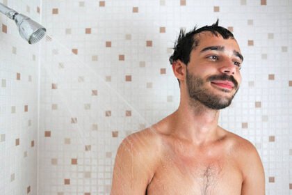 Peeing in the shower