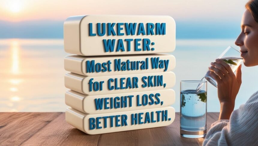 Lukewarm water Most natural way for clear skin, weight loss, better health