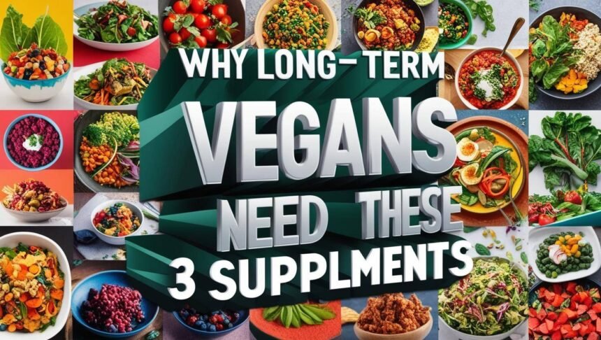 Why Long-Term Vegans NEED These 3 Supplements