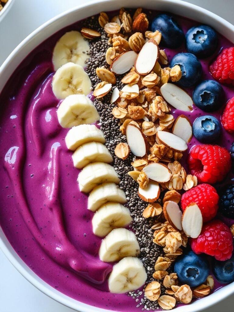 Berry-Almond Smoothie Bowl