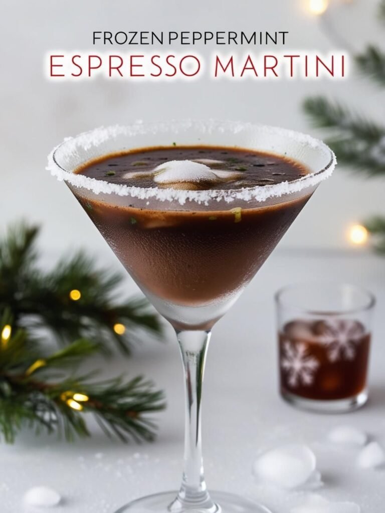 Frozen Peppermint Espresso Martini