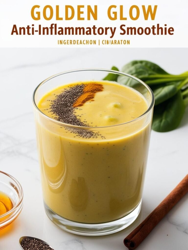 Golden Glow Anti-Inflammatory Smoothie
