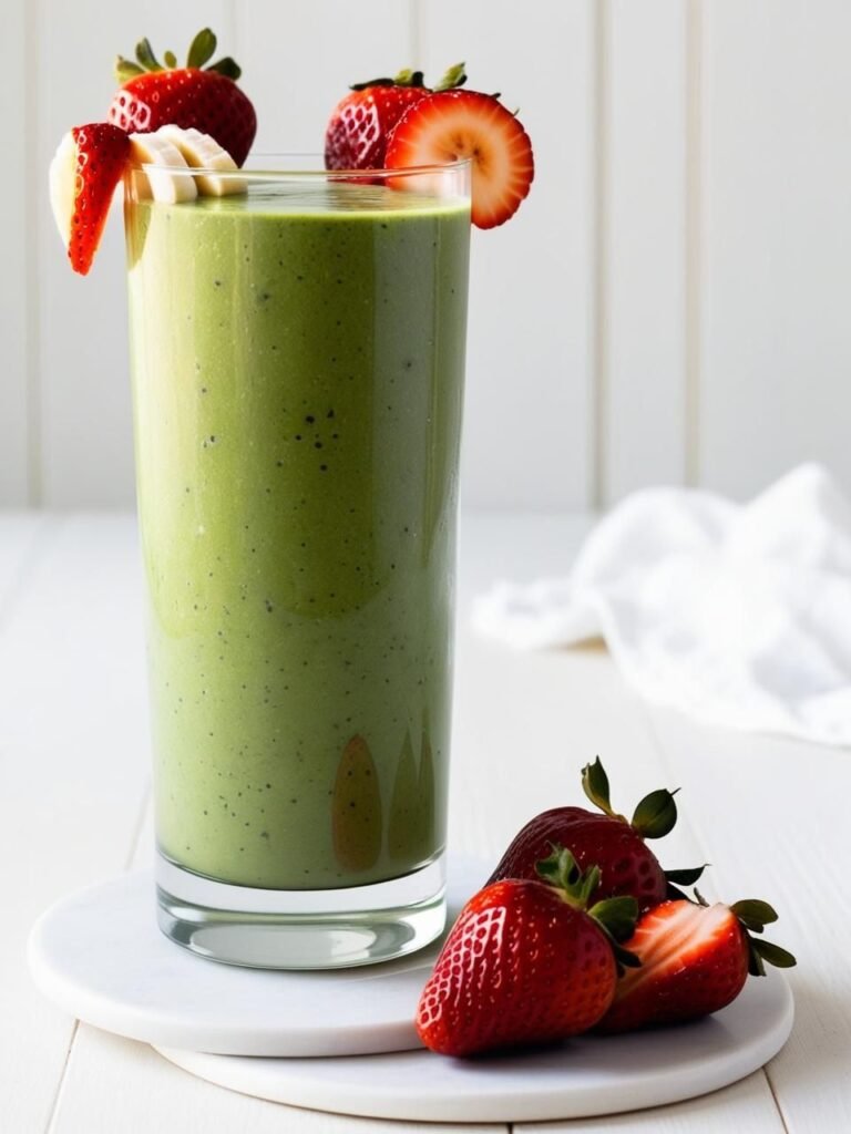 Strawberry-Banana Green Smoothie