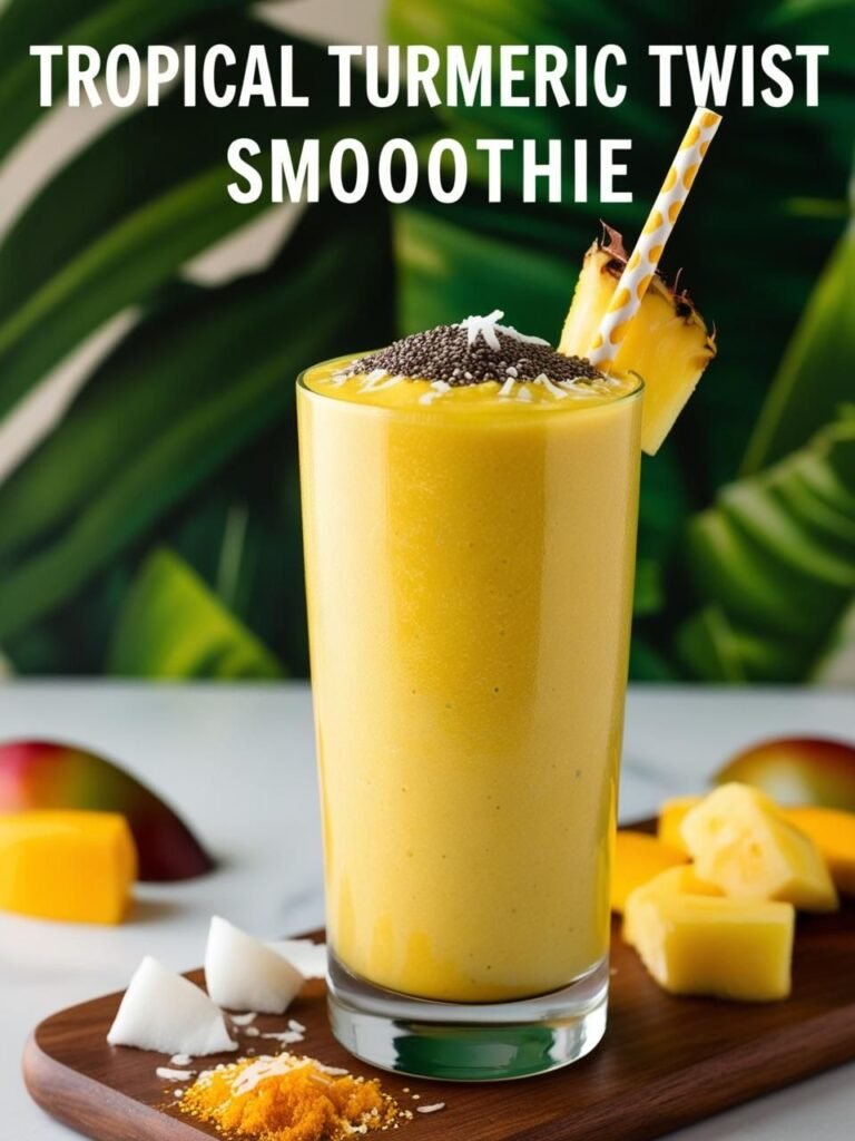 Tropical Turmeric Twist Smoothie