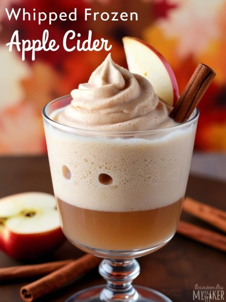 Whipped Frozen Apple Cider