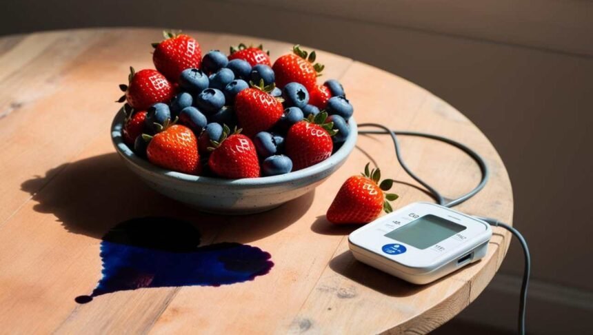 Is it true that berries such as strawberries or blueberries help lower blood pressure