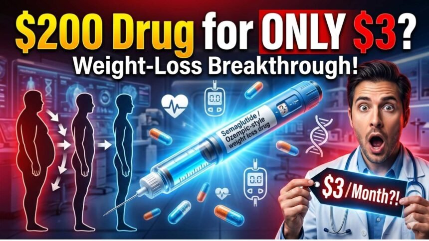 Weight-Loss Drug Semaglutide Could Cost Just $3 a Month After Patent Expiry